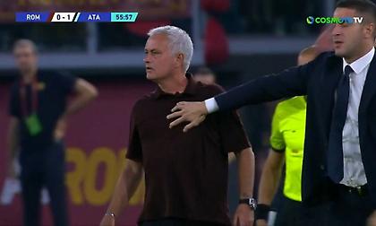 Αποβλήθηκε ο Μουρίνιο: Τον κρατούσαν για να μην επιτεθεί στον διαιτητή Κίφι!