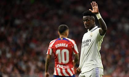 Πήρε θέση για τα ρατσιστικά συνθήματα κατά του Βινίσιους η Ατλέτικο