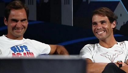 Συμπαίκτης με τον Ναδάλ ο Φέντερερ στο τελευταίο του ματς