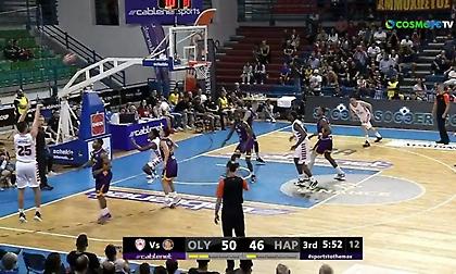 Καυτός Πίτερς για τον Ολυμπιακό στην τρίτη περίοδο του φιλικού με τη Χάποελ Χολόν