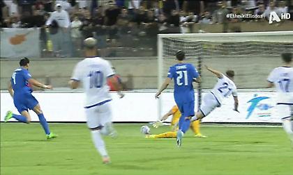 Τιμώρησε την άμυνα της Ελλάδας ο Τζιωνής και 1-0 η Κύπρος