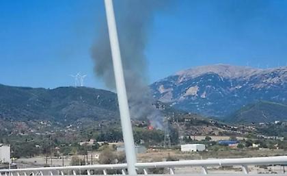 Οριοθετήθηκε η φωτιά στη Ναυπακτία