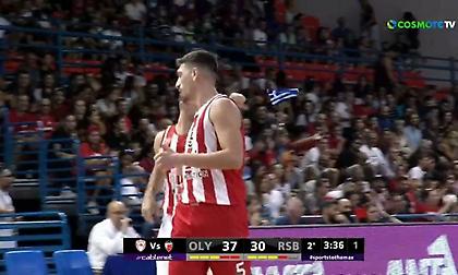 Σκόραρε δύο πανομοιότυπα τρίποντα μετά από αριστοτεχνικές προσποιήσεις ο Λαρεντζάκης!