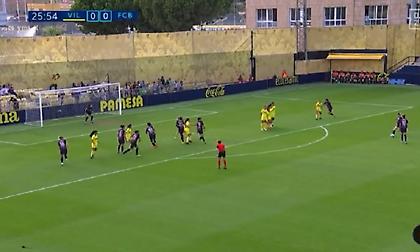 Τρομερή φαουλάρα από παίκτρια της Μπαρτσελόνα