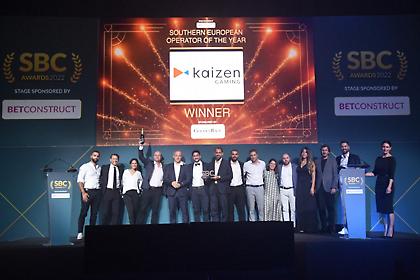 Kaizen Gaming: εταιρεία της χρονιάς για τη Νότια Ευρώπη, στα διεθνή βραβεία SBC Awards