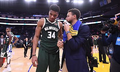 Κάρι για Γιάννη Αντετοκούνμπο: «Εκτιμώ που με θεωρεί κορυφαίο»