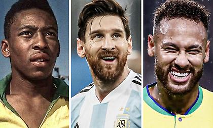 Στο «κλειστό» γκρουπ με Μέσι και Πελέ ο Νεϊμάρ!