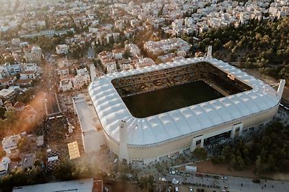 Εντυπωσιακά πανοραμικά πλάνα από την «Αγια-Σοφιά Opap Arena»
