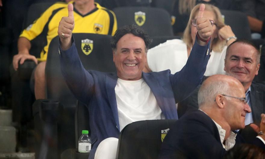 Στα εγκαίνια της «Αγια Σοφιάς - OPAP Arena» ο Χάρης Ρώμας