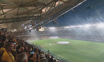 Κατάμεστη η «Αγιά Σοφιά-OPAP Arena», ασταμάτητα συνθήματα από τους οπαδούς της ΑΕΚ