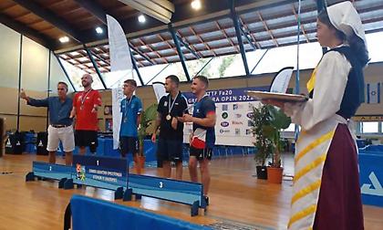 ITTF Fa20 Greek Para Open: Χρυσό μετάλλιο η Μπουρνιά, χάλκινα Μουχθής, Χρυσικός, Διακουμάκος