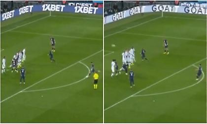 Μέσι: Οι πινακίδες του Παρκ ντε Πρενς ήξεραν πως ο «GOAT» θα έβαζε το φάουλ απευθείας