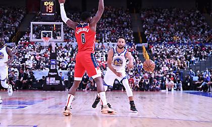 Νίκησαν ξανά τους Γουίζαρντς στην Ιαπωνία οι Γουόριορς