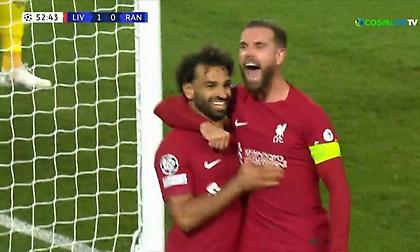 Διπλασίασε τα τέρματα της Λίβερπουλ ο Σαλάχ από τα 11 βήματα