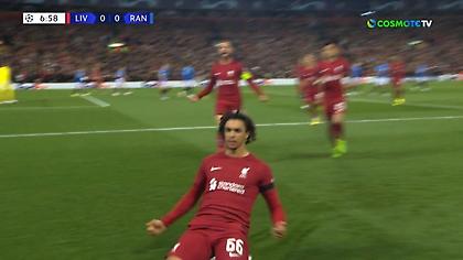 Λίβερπουλ - Ρέιντζερς: Άψογη εκτέλεση φάουλ του Άρνολντ για το 1-0!