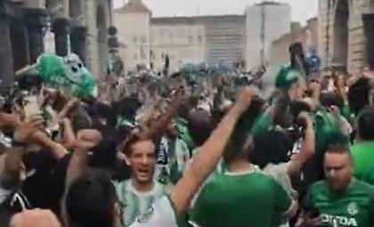Πλημμύρισε το Τορίνο από οπαδούς της Μακάμπι Χάιφα