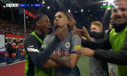 Το εύστοχο χτύπημα πέναλτι του Όκαφορ που έδωσε προβάδισμα στη Ζάλτσμπουργκ