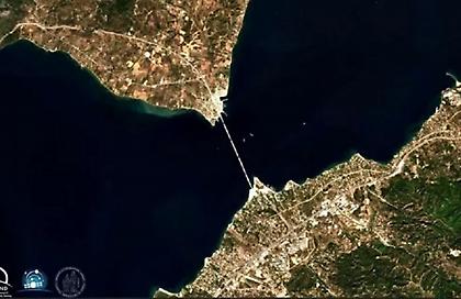 Εντυπωσιακή εικόνα: H γέφυρα Ρίου - Αντιρρίου από το διάστημα