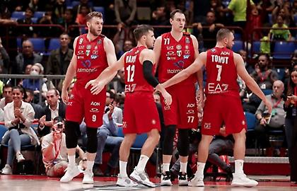 Με τέσσερις απουσίες η Αρμάνι Μιλάνο κόντρα στην Βιλερμπάν