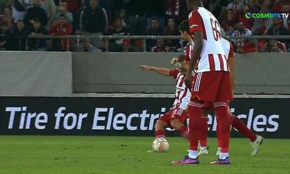 Τρομερή εκτέλεση φάουλ του Μπιέλ, την απόκρουση της αγωνιστικής έκανε ο Mαγκομενταλίγεφ!