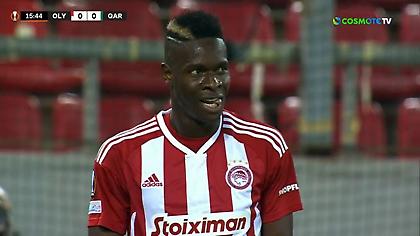 Δύο καλές στιγμές με τον Σισέ για τον Ολυμπιακό