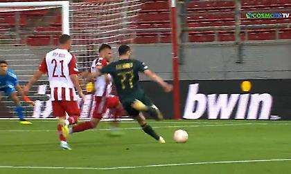 Τρομερό τελείωμα του Σεϊντάεφ για το τρίτο γκολ της Καραμπάγκ στο «Καραϊσκάκης»