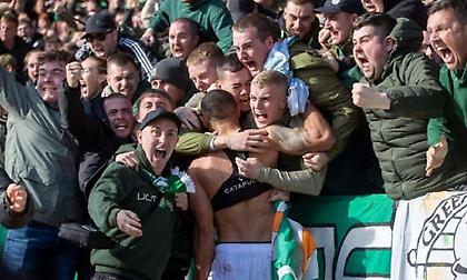 Το buzzer-beater γκολ του Γιακουμάκη και οι αγκαλιές των οπαδών της Σέλτικ!