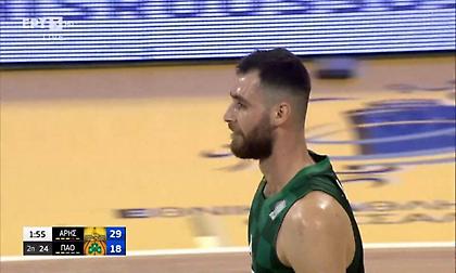 Το κακό πρώτο ημίχρονο του Παναθηναϊκού με μόλις 20 πόντους κόντρα στον Άρη