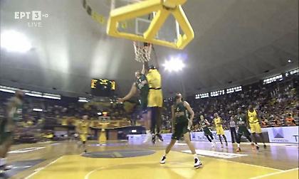 Το δυνατό κάρφωμα του Γκούντγουϊν στο καλάθι του Παναθηναϊκού