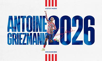 Επίσημο: Ανακοίνωσε Γκριζμάν έως το 2026 η Ατλέτικο Μαδρίτης