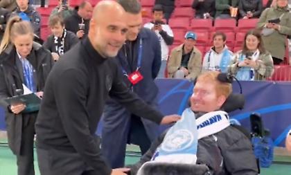 «Αυτή είναι η τελευταία μου ευκαιρία να δω τη Σίτι»: Οπαδός με ALS πήγε στο ματς με την Κοπεγχάγη