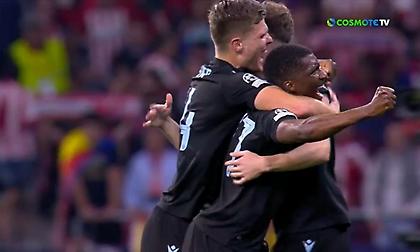 Τρομερή απόκρουση με κεφαλιά από τον Μινιολέ, λήξη και... έξαλλοι πανηγυρισμοί από την Μπριζ!