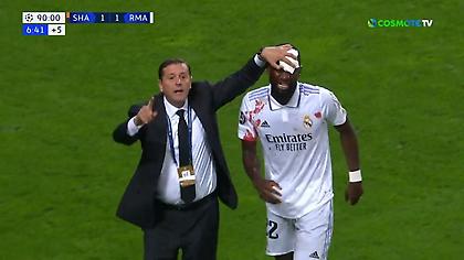 Ο Ρούντιγκερ έστειλε τη Ρεάλ Μαδρίτης στους «16» και έφυγε μέσα στα... αίματα από το γήπεδο!