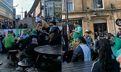 «Πάρτι» στους δρόμους του Μάντσεστερ από 4500 οπαδούς της Ομόνοιας