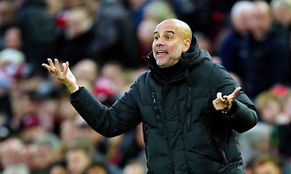 Έπεσε… στα γόνατα ο Γκουαρντιόλα στο γκολ του Σαλάχ!