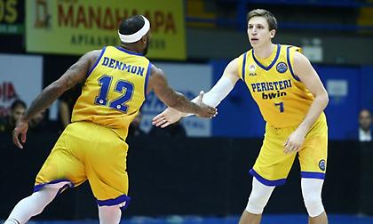 Είχε 10/14 τρίποντα το Περιστέρι bwin στο πρώτο ημίχρονο!