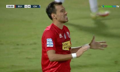 Μεγάλη χαμένη ευκαιρία του Βόλου, πλάσαρε στο δοκάρι ο Ντέλετιτς