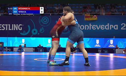 Πέμπτος στον Παγκόσμιο πάλης Κ23 ο Ντούνιας