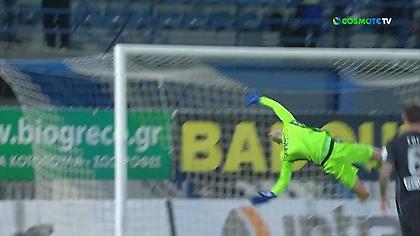 Φοβερή απόκρουση Παπαδόπουλου στο 93'