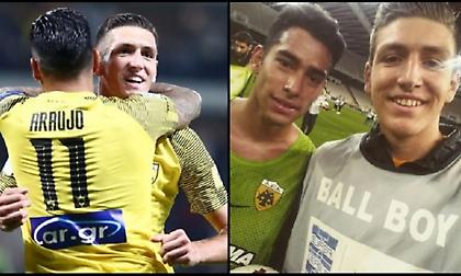 Ο Κοσίδης πανηγυρίζει πλέον με τον Αραούχο ως συμπαίκτης και όχι ως ballboy!