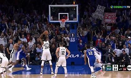 Ο Γιάννης «κέρασε» άθελά του τους φίλους των Σίξερς