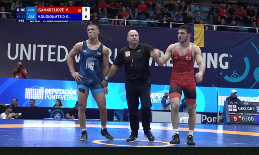 Παγκόσμιο πάλης Κ23: Διεκδικεί μετάλλιο o Κουγιουμτσίδης