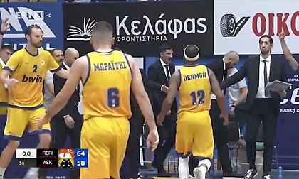 Τα ανάποδα λέι-απ του Μωραΐτη και τα μεγάλα σουτ των Περσίδη και Ντένμον