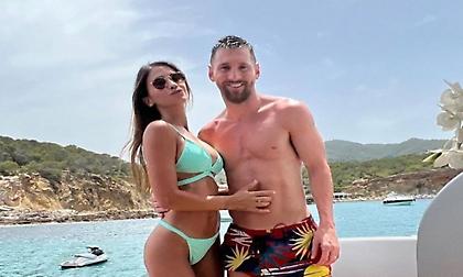 Ασυγκράτητος ο Μέσι με την Αντονέλα σε κλαμπ