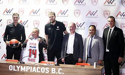 Η παρουσίαση της χορηγίας της ALFA WOOD Group στην ΚΑΕ Ολυμπιακός