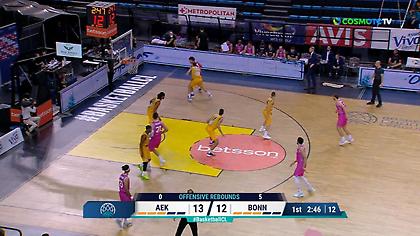 «Κλείδωσε» τη Βόννη η ΑΕΚ, την άφησε χωρίς πόντο για 7 λεπτά!