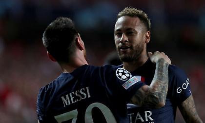 Νεϊμάρ και Μέσι έδωσαν προβάδισμα τριών τερμάτων στην Παρί κόντρα στη Μακάμπι