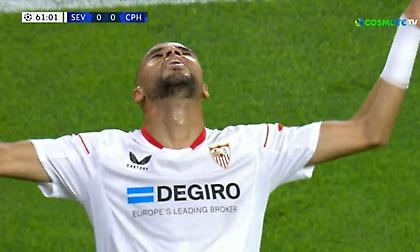 Με κεφαλιά Εν Νεσίρι το προβάδισμα της Σεβίλλης κόντρα στην Κοπεγχάγη