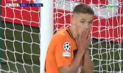 Η χαμένη ευκαιρία της χρονιάς στο Σέλτικ-Σαχτάρ!