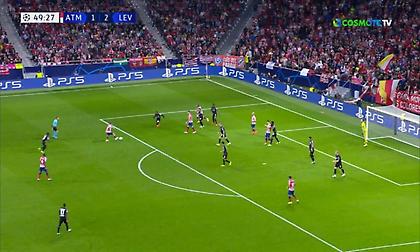 Θαυμάσιο τελείωμα του Ντε Πολ και 2-2 η Ατλέτικο την Λεβερκούζεν